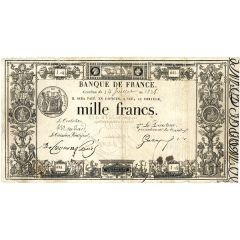 1000 Francs - type 1829
