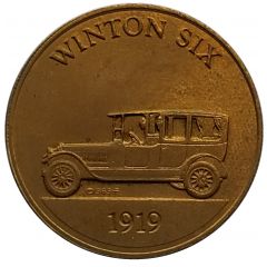 Franklin Mint - Collection of Antique Car Coins - Series 2 Winton Six