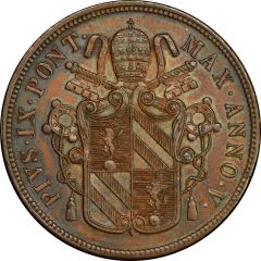 5 Baiocchi - Pio IX Larger shield