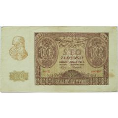 100 Zlotys German occupation
