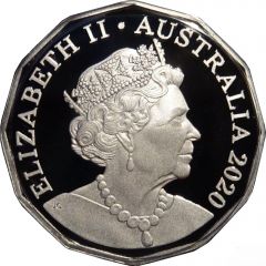 50 Cents - Elizabeth II 6th Portrait - Fine Silver Proof