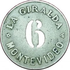 6 La Giralda Restaurant Token