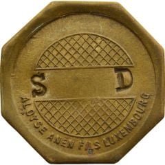 Token - Aloyse Anen Fils Luxembourg countermarked `S U`