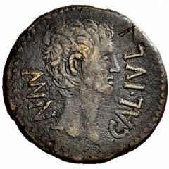 As - Augustus II VIR ITER M PLAET TRAN Q VRSO