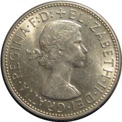 1 Florin - Elizabeth II 1st Portrait - Royal Visit