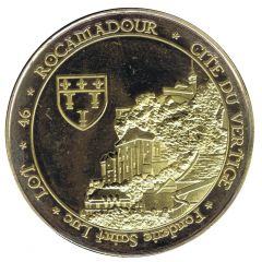 Jeton Touristique - Fonderie Saint Luc - Rocamadour - Vierge Noire