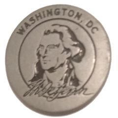 Jefferson Memorial Souvenir Token