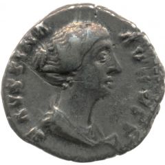 Denarius - Faustina the Younger PVDICITIA, Pudicitia