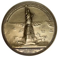 Medal - A. Bartholdi Statue of Liberty Presentation replica