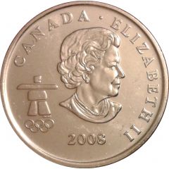 25 Cents - Elizabeth II Freestyle skiing
