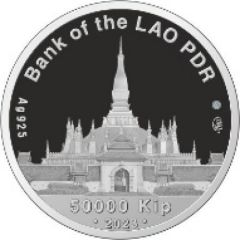 50 000 Kip Year of the Rabbit
