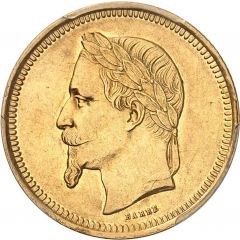 10 Florins / 25 Francs - Napoleon III Pattern