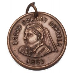 Bacup Sunday School Queen Victoria`s Diamond Jubilee Medal