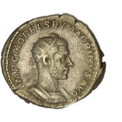 Antoninianus - Macrinus VOTA PVBL P M TR P, Salus