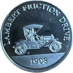 Franklin Mint - Collection of Antique Car Coins - Series 2 Lambert Friction Drive