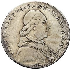 1 Scudo Romano - Pius VI