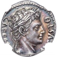 Denarius - Augustus S P Q R