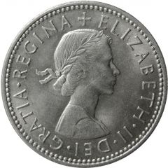 1 Shilling - Elizabeth II Scottish shield, no `BRITT:OMN`