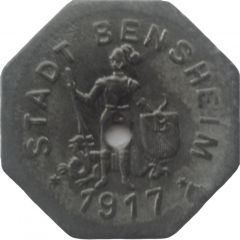 5 Pfennig - Bensheim