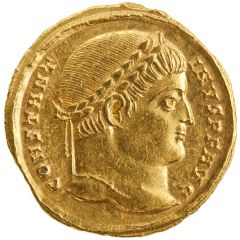 Solidus - Constantinus I VICTOR OMNIVM GENTIVM, Nicomedia