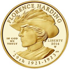 10 Dollars Florence Harding, Bullion Coinage