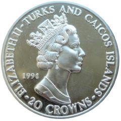 20 Crowns - Elizabeth II D-Day Dwight Eisenhower