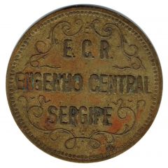 Plantation Token - E.C.R. Engenho Central Sergipe / Engenho Central Riachuelo