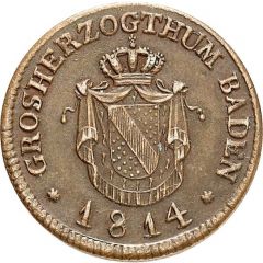 1/2 Kreuzer - Charles II Louis Frederick