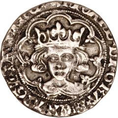 1 Groat - Richard III type 3, sun and rose