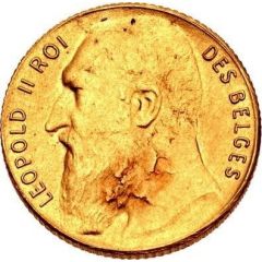 50 Centimes - Léopold II Pattern - French text