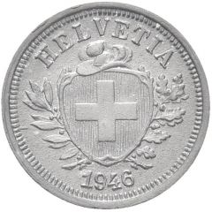 1 Rappen Wreath, zinc