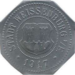 50 Pfennig - Weissenburg, Elsass