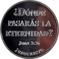 Medal - Juan 3:36 & Juan 3:16