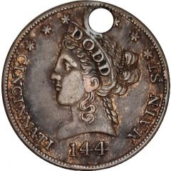 Advertising medallion - Dodd & Co. Hatters Cincinnati, Ohio