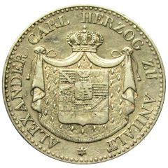 1 Thaler - Alexander Charles Ausbeute, Marriage