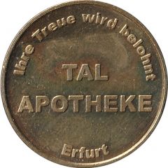 Gold Taler - Tal Apotheke Erfurt
