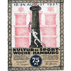 75 Pfennig Kultur und Sportwoche Hamburg