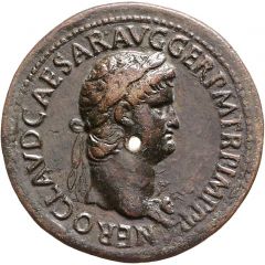 Sestertius - Nero DECVRSIO