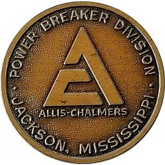 Token - Allis Chalmers Jackson, Mississippi