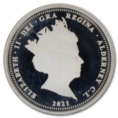 5 Pounds - Elizabeth II RNLI, Roy Barker I, Silver Triple Thickness