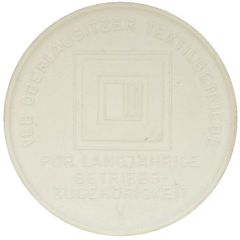 Medal - VEB Oberlausitzer textile company
