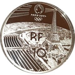 10 Euros JO 2024 Paris - Eiffel Tower