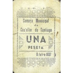 1 Peseta Castellar de Santiago