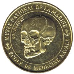 Tourist token - Médailles et Patrimoine - Rochefort - Ecole de médecine navale