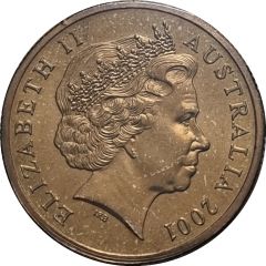 1 Dollar - Elizabeth II 4th Portrait - Airforce Anniversary