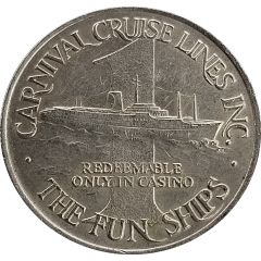 1 Dollar Gaming Token - Carnival Cruise Lines Inc.