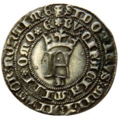 Real `F` - Fernando I Lisboa mint