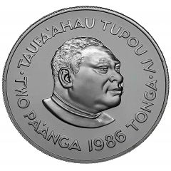 2 Pa`anga - Taufa’ahau Tupou IV 1986 Commonwealth Games