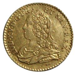 1/2 Louis d`Or - Louis XV