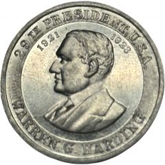 Token - Cracker Jack Mystery Club 29th President Warren G. Harding
